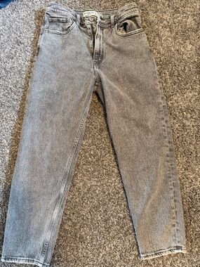 Abercrombie Gray Mom Jeans
